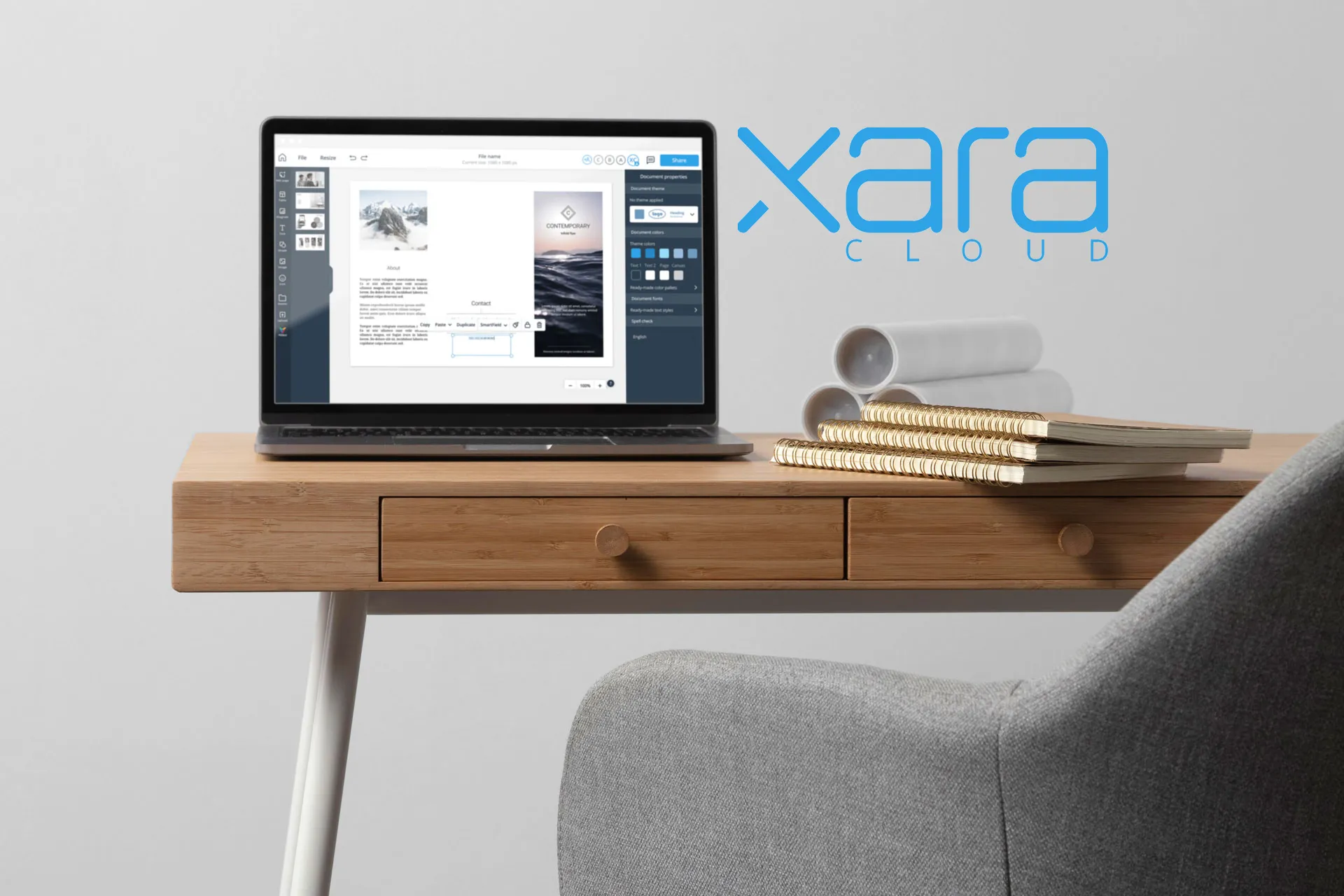 Xara Cloud product screenshot